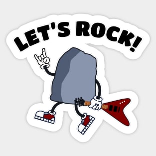 Let's Rock! Sticker